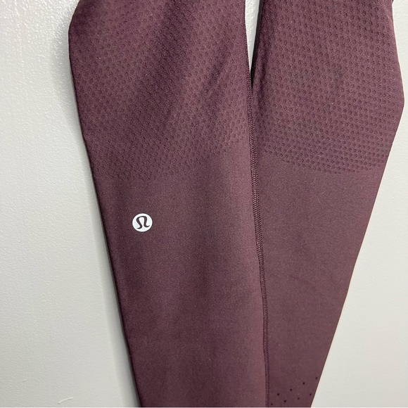 LULULEMON Plum Shadow Zoned In Tight Leggings - Picture 7 of 7